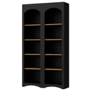 On-Trend Free Standing 5 Tier Bookshelves, Bookcases Set of 2