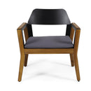 Soho - Transitional Style Outdoor Club Chair (Set of 2) With Cushions - Teak