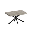 Retro Rectangular Stretch Dining Table With Embossed Center Plate by HouseOfZazla