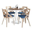 Dakota Charlotte - 5 Piece Dining Set Contemporary by HouseOfZazla