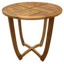 Outdoor Dining Set With Coffee Table And 2 Chairs - Teak by HouseOfZazla