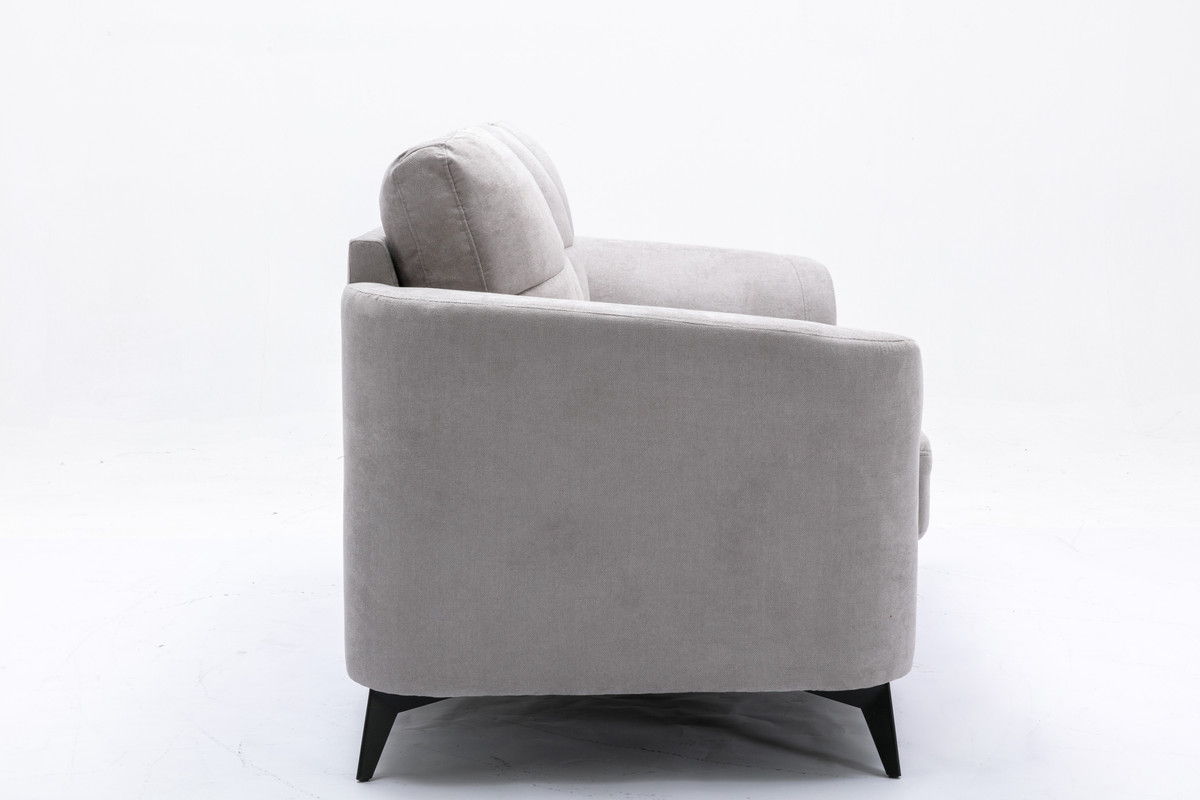 Callie - Woven Fabric Loveseat, photo 4 of 5