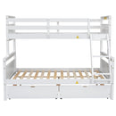 Bunk Bed With Ladder And Safety Guardrail by HouseOfZazla