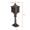 Cast Aluminum Mail Box, Postal Box, Mailbox by HouseOfZazla
