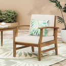 Perla Contemporary Club Chair with Water Resistant Cushion by HouseOfZazla