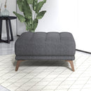 Addison - Square Upholstered Ottoman by HouseOfZazla
