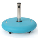 Wheelie Round Umbrella Base with Stainless Steel Holder by HouseOfZazla