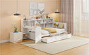 Daybed With 3 Drawers USB Ports And Desk