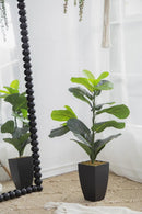 20x16x35" Artificial Fiddle-Leaf Fig Potted Plant by HouseOfZazla