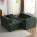 Sectional Free Combined Sofa With 2 Side Pockets by HouseOfZazla
