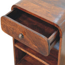 Aspen - Open Bedside Table - Dark Brown by HouseOfZazla