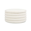 Fuji - Oversized Round Storage Ottoman by HouseOfZazla