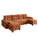 U-Shaped Sleeper Sofa With Pull Out Bed by HouseOfZazla