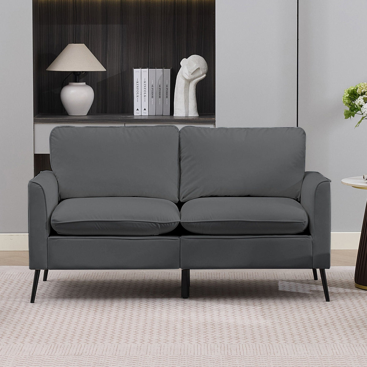 Upholstered Loveseat, For Living Room, photo 30 of 40