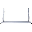 Wall-Mounted Folding Tire Storage, 30.5 To 50.5" Wide, Supports 300 Pounds - Silver by HouseOfZazla