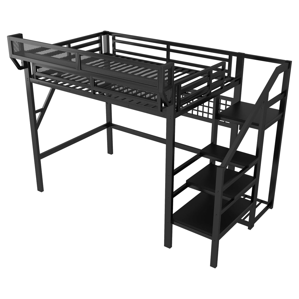 Loft Bed With Stairs And Storage, photo 4 of 10
