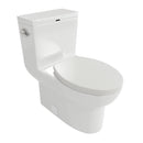 1 Piece Toilet & Soft Closing Seat - White by HouseOfZazla