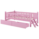 Platform Bed With Guardrail And 2 Drawers by HouseOfZazla