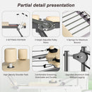 Foldable Pilates Reformer Machine for Home Gym