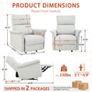 Manual Rocker Recliner Chair for Adults