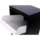 Package Delivery Box, Galvanized Steel Parcel Mailbox With Code Lock & Mounting Hardware, For Outdoor Porch, Curbside - White / Black by HouseOfZazla