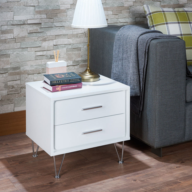Deoss - Accent Table - White, photo 5 of 8