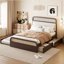 Platform Bed With Trundle And 2 Drawers by HouseOfZazla