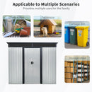 Outdoor Metal Storage Shed And Transparent Plate For Garden, Lawn by HouseOfZazla