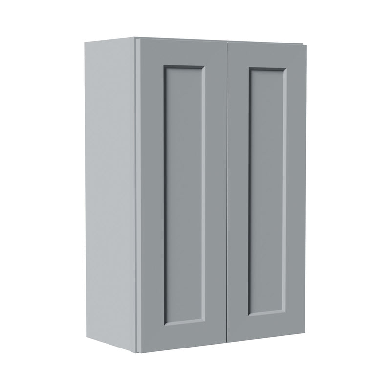 Gray Shaker Solid Wood Wall Cabinet with Soft-Close Doors, photo 2 of 7