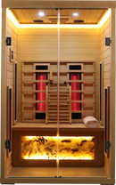 Two Person Indoor Hemlock Sauna – Far Infrared Sauna Room