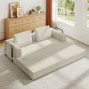 Convertible Sleeper Sofa Bed With Cylindrical Pillow by HouseOfZazla