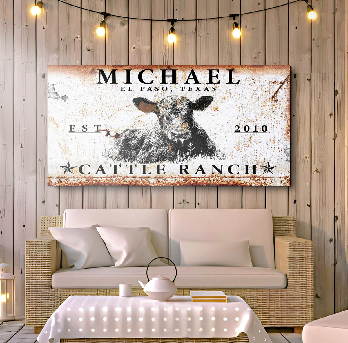 Cattle Ranch Sign X, photo 2 of 11