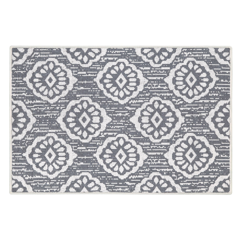 Sussexhome Flower Collection 2 x 3 Foot Heavy Duty Low Pile  Landing Rug Runner