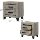 Mari - Nightstand - Light Gray Finish by Unique Piece Furniture