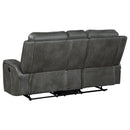 Forrest - 2 Piece Motion Reclining Sofa Set - Gray by HouseOfZazla