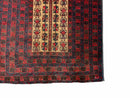 3 X 3.5 New Vintage Handmade Wool Rug Tribal Turkoman Balouch Red Prayer Rug