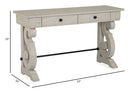 Bronwyn - Rectangular Sofa Table - Alabaster