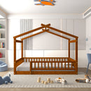 Bed House Bed Frame With Fence by HouseOfZazla