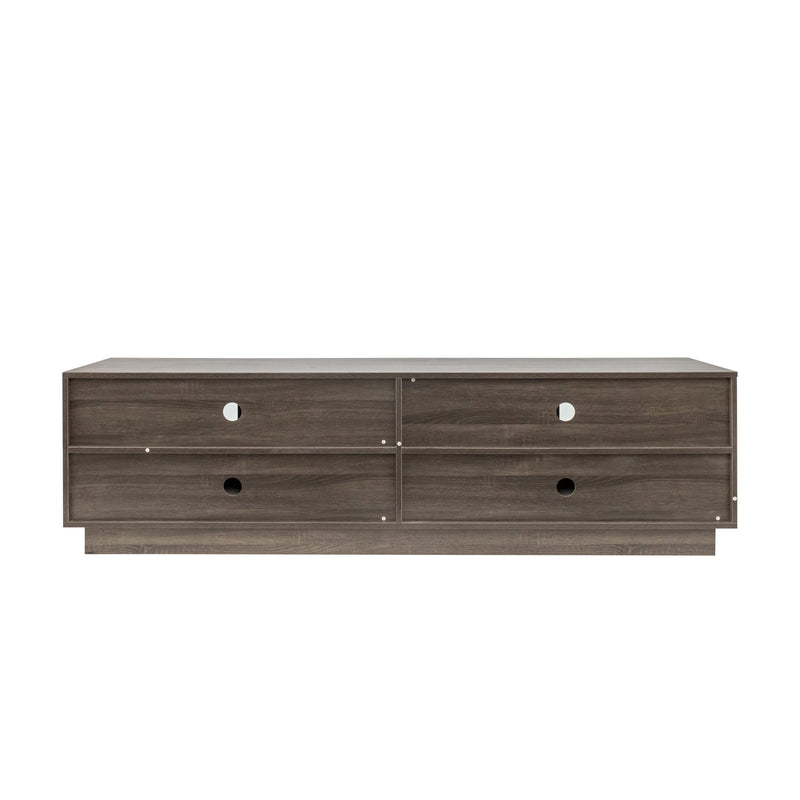 70.87" TV Stand, Modern TV Cabinet & Entertainment Center with Shelves, Wood Storage Cabinet for Living Room or Bedroom