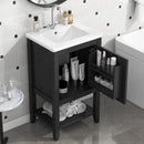 20" Bathroom Vanity with Sink and Storage Rack by HouseOfZazla