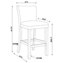 Bar Stool (Set of 2) - Black by HouseOfZazla