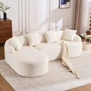 Combined Sofa With 4 Pillows by Unique Piece Furniture