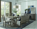 Paxton Place - Trestle Dining Table - Dovetail Gray