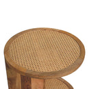 Close Knit Corner End Table - Oak by Unique Piece Furniture
