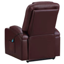 Macklin - Power Lift Massage Recliner With Heat And Dual Cupholders by HouseOfZazla