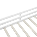 Low Loft Bed With Movable Shelves And Ladder, Decorative Chalkboard Guardrail by HouseOfZazla