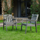 HDPE Outdoor Patio Dining Set with Table and 4 Chairs by HouseOfZazla