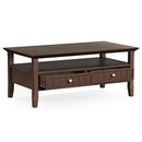 Acadian - Coffee Table With Drawer - Brown by HouseOfZazla
