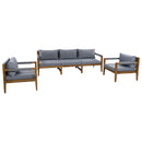 3 Piece Outdoor Sectional Sofa Set