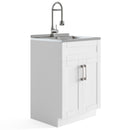 Hennessy - Deluxe Laundry Cabinet With Faucet And Stainless Steel Sink by Unique Piece Furniture